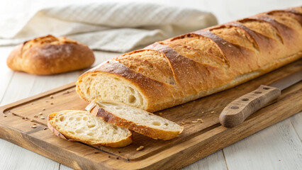 Naklejka premium fresh baked bread