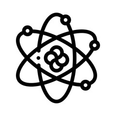 atom line icon