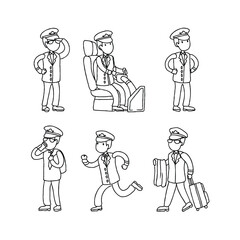 Pilots in various situations