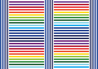 straight and horizontal colorful pattern design background illustration vector