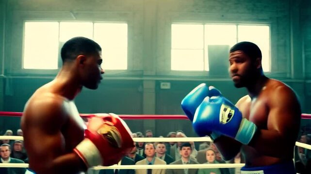 Boxing match ready