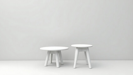 Minimalist White Tables Simple Modern Furniture Design