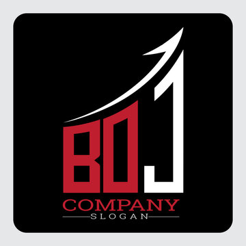 BDJ logo design, BDJ Company Logo Design Growth vector, BDJ Upward Arrow Business Success Logo vector, BDJ Corporate Branding Logo, BDJ simple and modern logo, BDJ business finance logo design, etc.