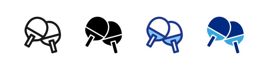 Table Tennis icon set.eps