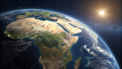 Fototapeta premium earth in space