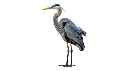 Isolated Great Blue Heron