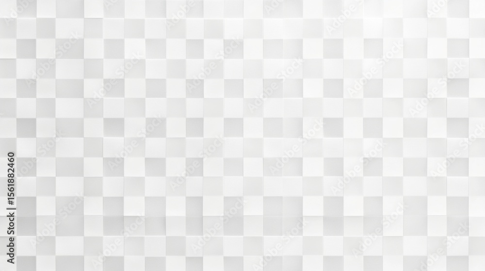 Poster transparent background showcasing a classic checkerboard pattern of light gray and white squares, re