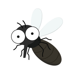Mosquito bites. mosquito cartoon. wallpaper. free space for text. copy space.