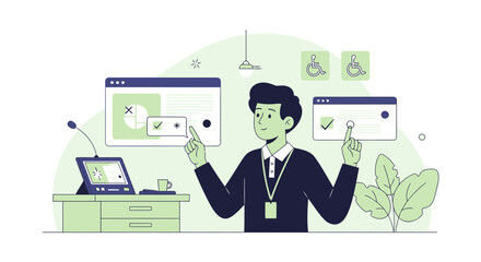 Presentation Of Accessible Technology Solutions For Inclusive Communication And Collaboration