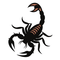 Black Scorpion Vector Design