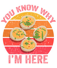 Funny Thanksgiving Deviled Eggs You Know Why I'm Here png