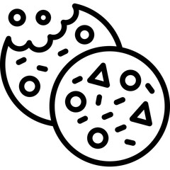 Obraz premium Cookies Icon
