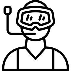 Diving Mask Icon