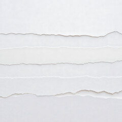 Torn paper background with empty space and rough edges for design use