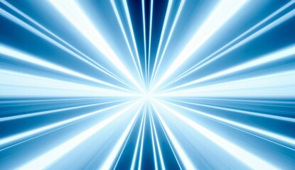 Fototapeta premium Radiant Blue Light Burst