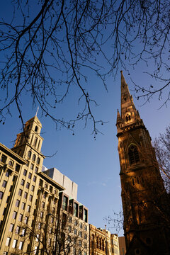 Scot's Church on Corner of Russell and Collins St, Melbourne