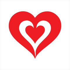Ace Heart Playing Card Suit Symbol Icon Vector
