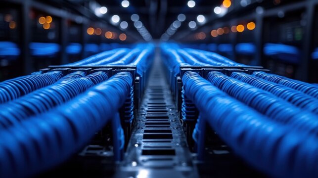 Server cables in a data center