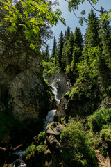 waterfall in yosemite national park