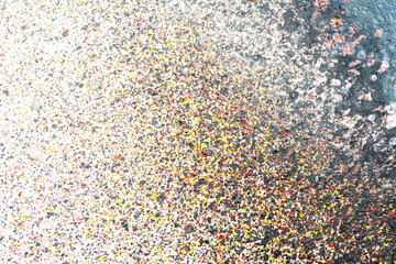 Splattered ink and paint Black colour background #
