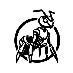 vector illustration of an ant