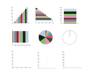 Graph Styles and Infographic Elements Set