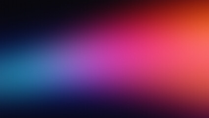 A vibrant gradient background transitions from dark blue to deep red and purple, creating a smooth and blurred texture