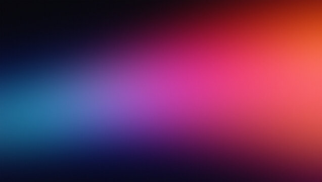 A vibrant gradient background transitions from dark blue to deep red and purple, creating a smooth and blurred texture