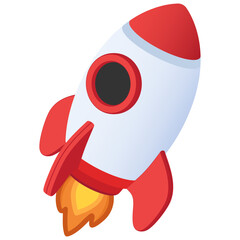 Startup Rocket Launch Icon