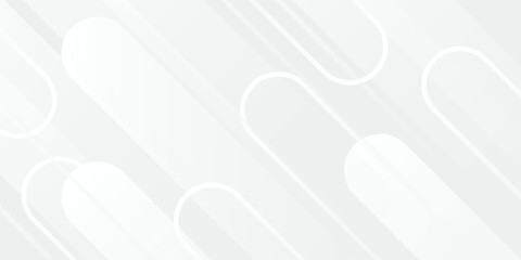 Gray and white diagonal line architecture geometry tech abstract subtle background vector illustration.