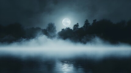 Fototapeta premium misty morning in the forest