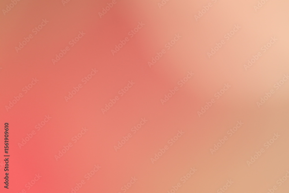 Poster abstract gradient background with soft red and peach colors