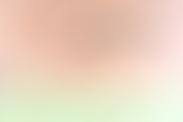 Soft pastel gradient background with blurred peach and green tones