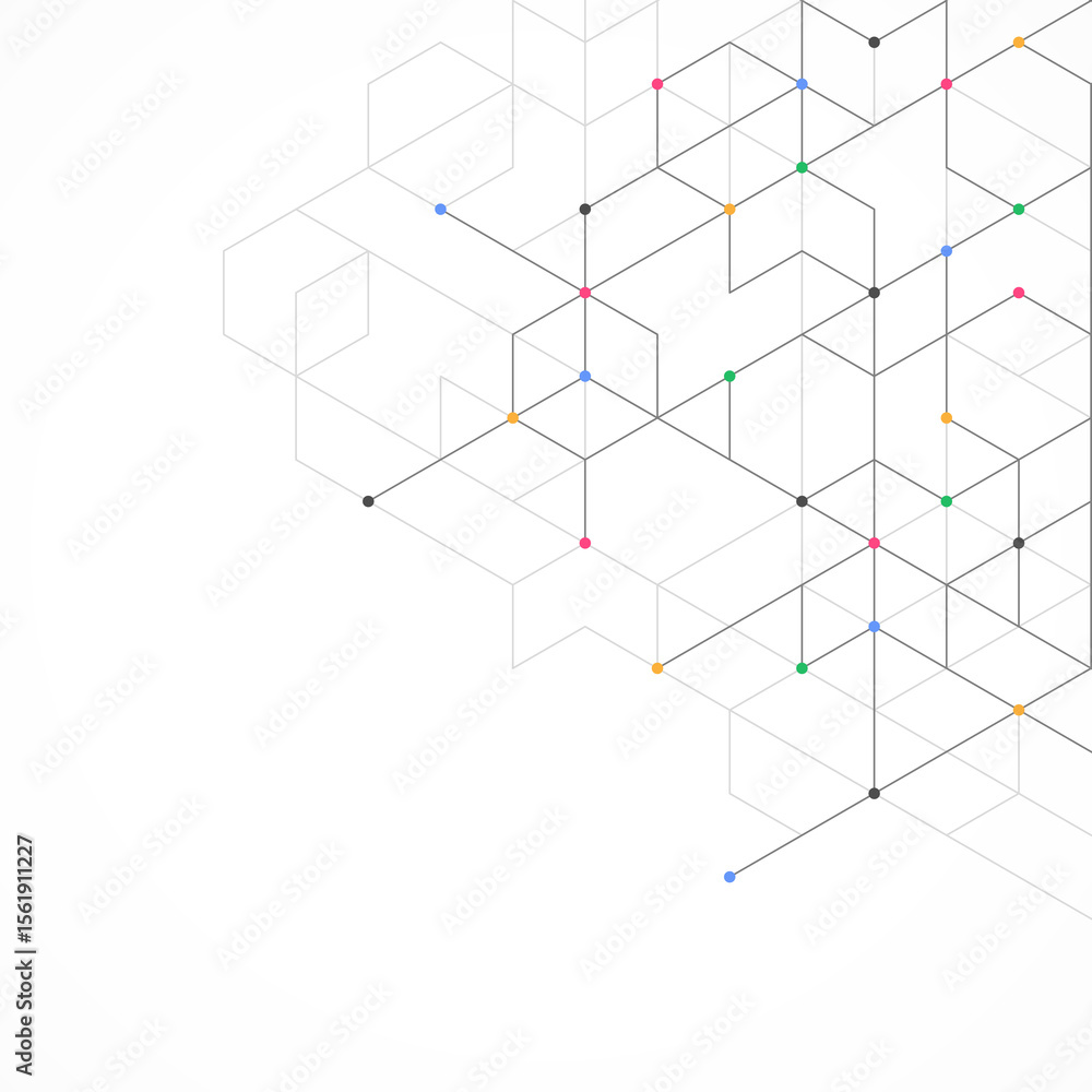 Poster creative idea of modern design with abstract geometric background. minimalistic texture with polygon