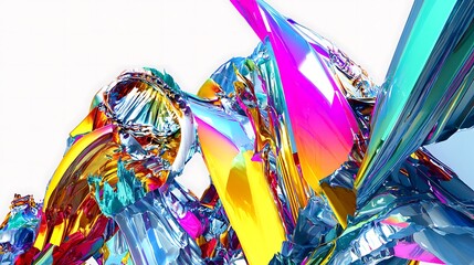 Abstract iridescent shapes (15)