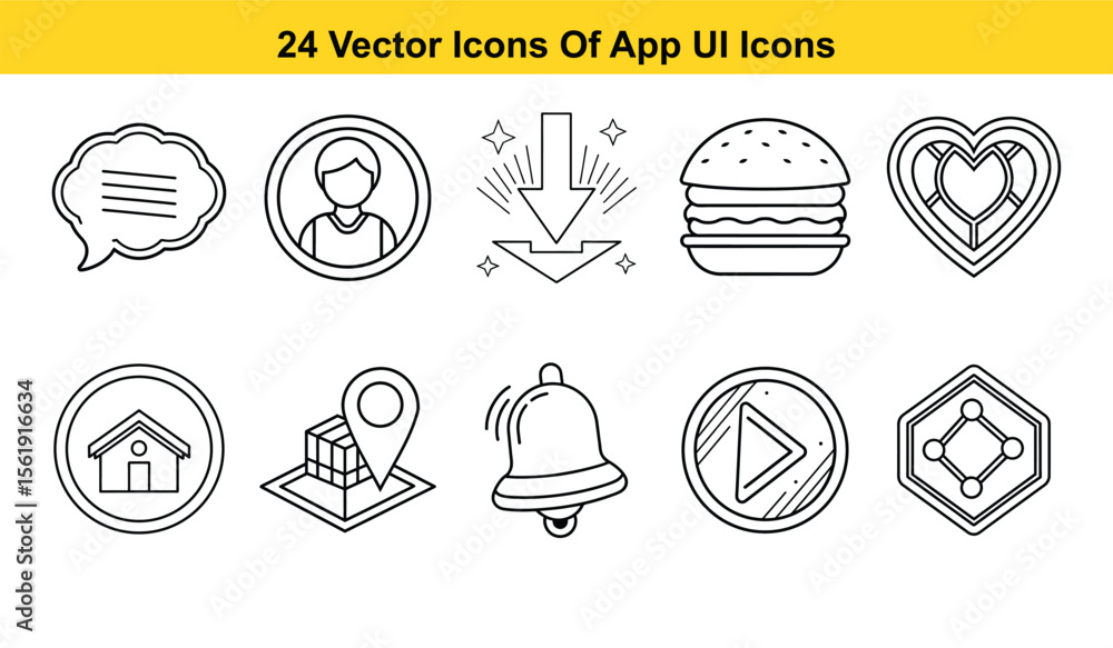Poster versatile vector graphic design with a broad spectrum of colors and clean typography for various app