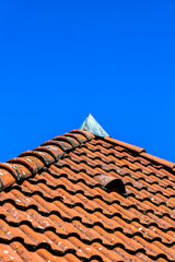 Sunny Urban Rooftop View roof