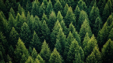 Eco-friendly green forest background template for nature conservation ideas