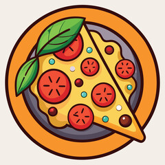 Fast food vector icon design