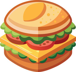 Fast food vector icon design