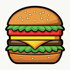 Fast food vector icon design