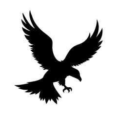 Fototapeta premium Majestic Eagle Silhouette A Powerful Symbol of Freedom and Soaring Flight