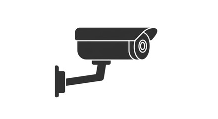 security camera isolated on white