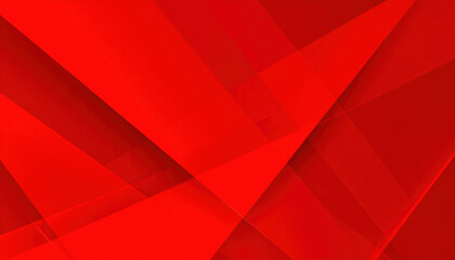 Abstract red background with layered shapes and vibrant hues