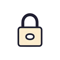 Padlock Icon: Security, Privacy, and Protection Symbol