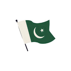 Pakistan Flag: Vibrant Green, Crescent Moon, and Star - National Symbol