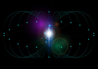 Abstract Particle Radiation Burst.