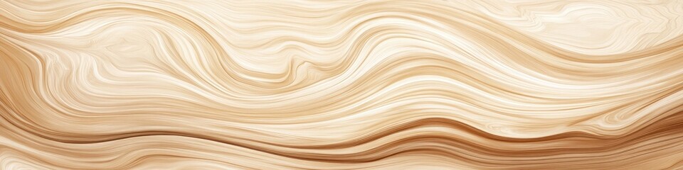 Abstract flowing swirls of light beige and tan