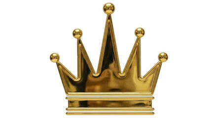 Isolated Golden Crown