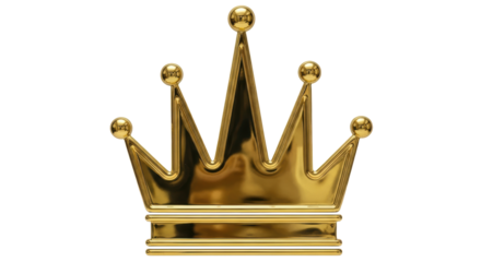 Isolated Golden Crown